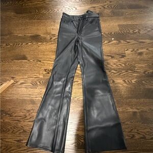 Good American Black Flare Pants